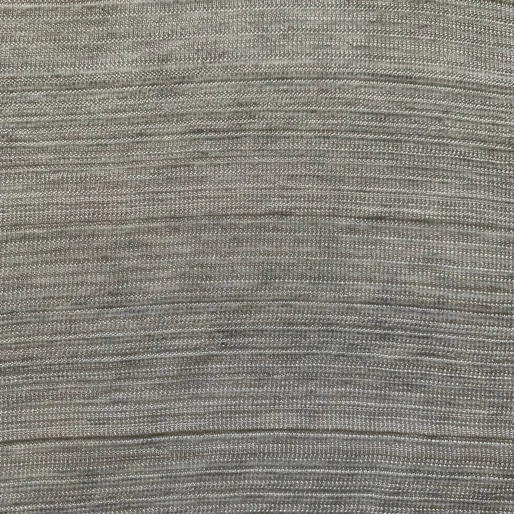 MM Lafleur Top Size L Gray Ivory Stripe “Ren” Sleeveless Tunic Tank Longline